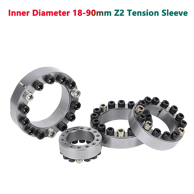 

1pc Z2 Keyless Bushing Tension Sleeve Expansion Sleeve Connection Coupling Sleeve Clamping Locking Ring Inner Diameter 18-90mm