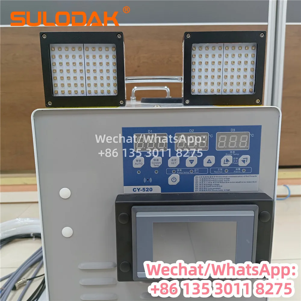 UV Printer Inkjet Printing Machine LED UV Curing Lamp 80*60mm Size 395nm UV Ink Cuing Light UV LED Curing for Digital Printers