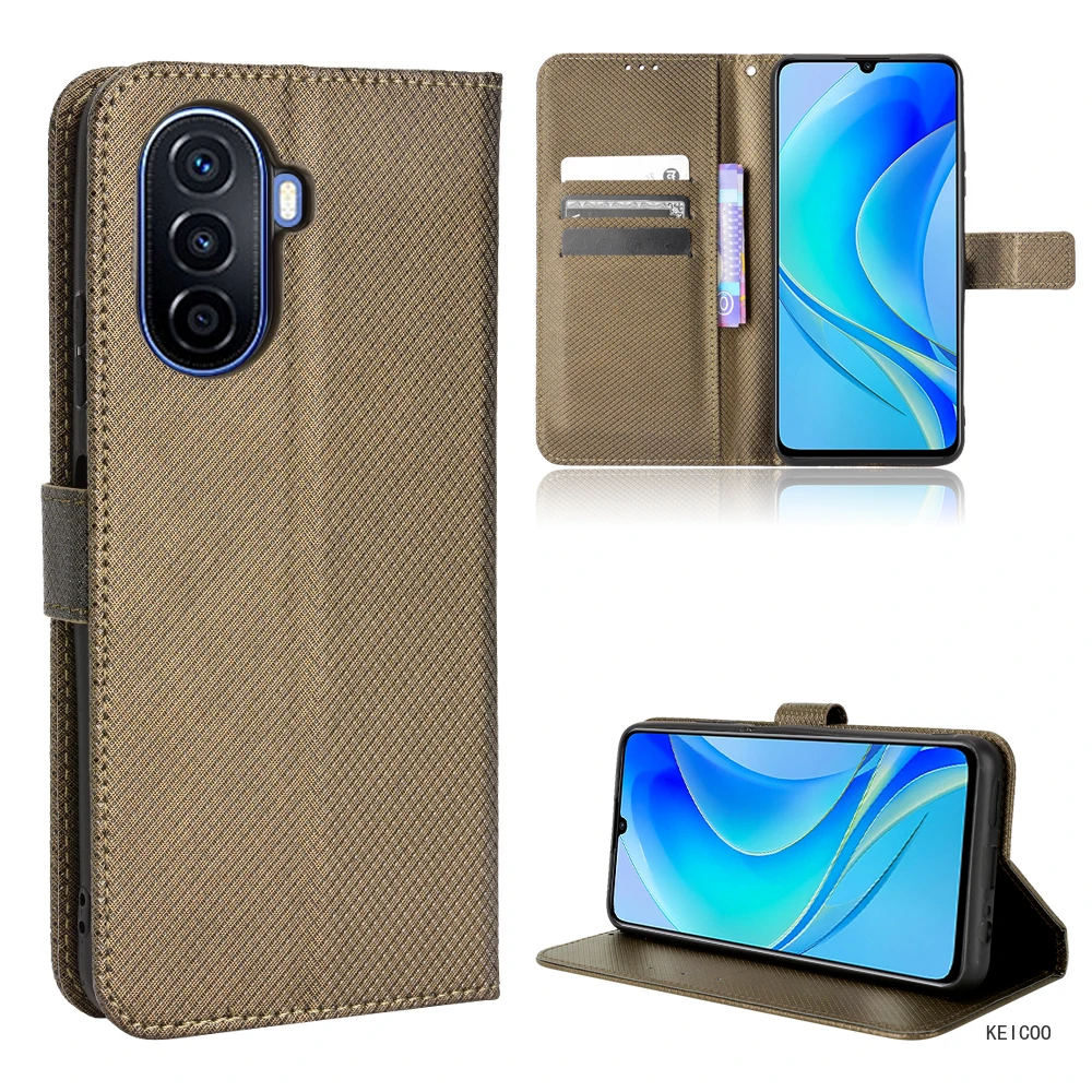 Lanyard phone cases For Huawei Nova 8i 9 10 11 11i SE 10Z pro Y61 Y70 Y90 plus 10SE EVE-LX9 NCO-AL00 leather case stand wallet