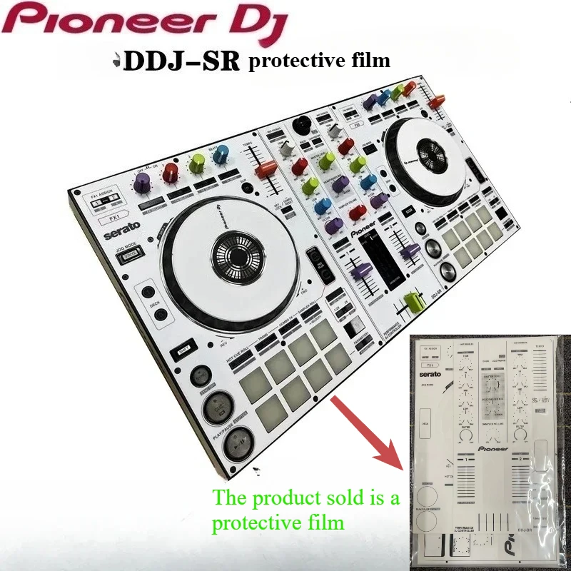 ¡No es un controlador de DJ! El controlador Skins Pioneer DDJ-SR DDJSR DDJ SR está completamente rodeado por pegatinas protectoras.