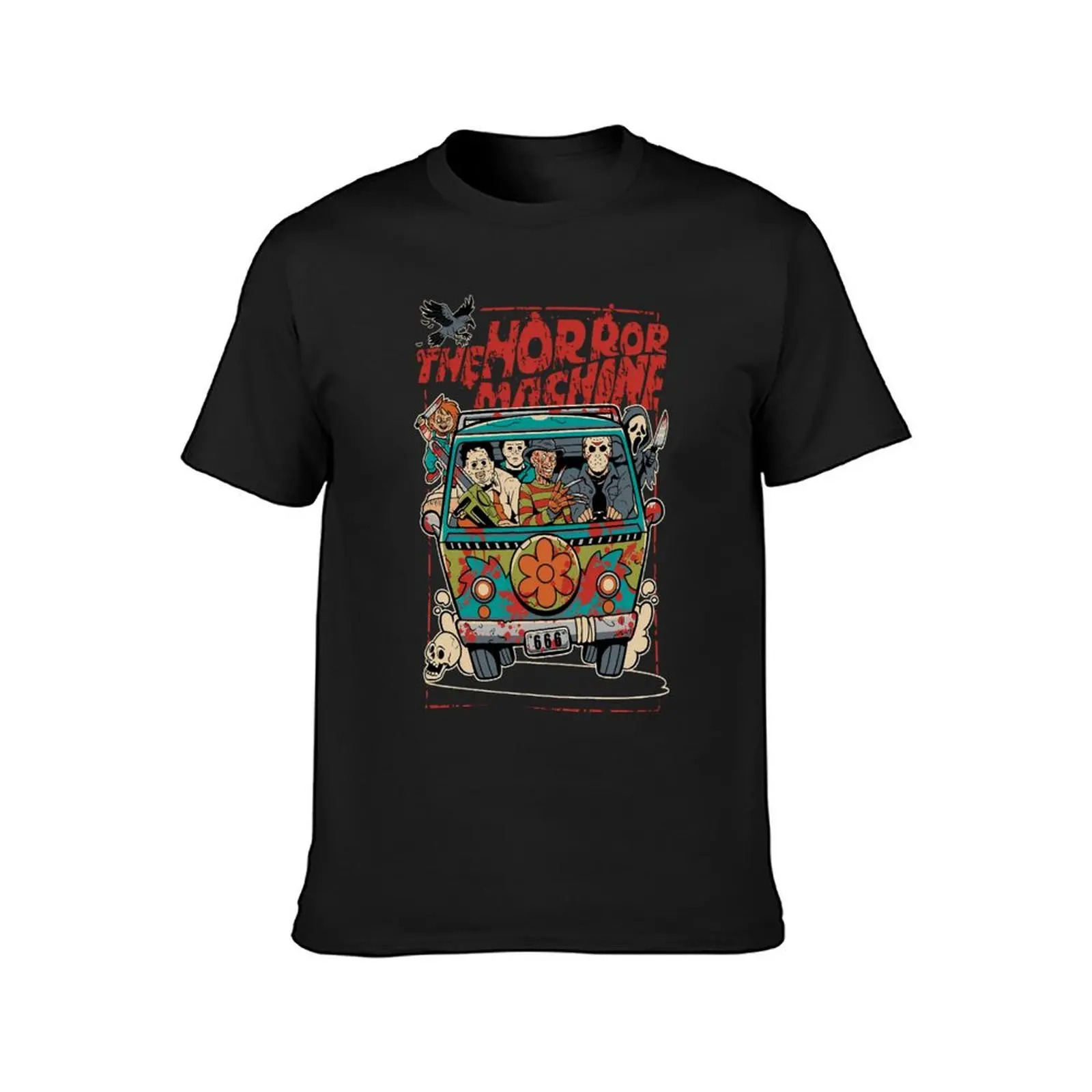 The Horror Machine Halloween T-Shirt customs plus sizes hippie clothes summer top men t shirts