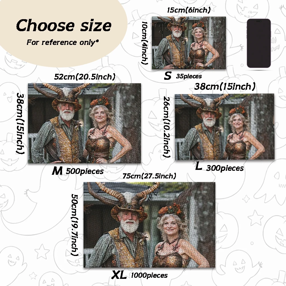 35/300/500/1000pcs person Custom Photo Customized Picture Customizable Photo Personalised Decompression Puzzles Jigsaw puzzle
