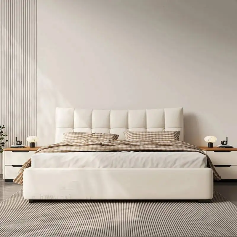 طاولة ليلية على الطراز الشمالي راحة دافئة فريدة من نوعها منضدة شخصية موفرة للمساحة أثاث غرفة نوم Mesita De Noche Dormitorio #6