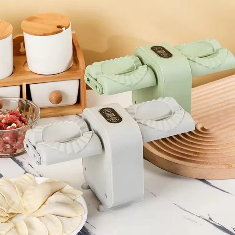 Double Head Dumpling Maker Automatic Fast Simple Operation Dumpling Press Dumpling Skin Accessories Kitchen Tools Household
