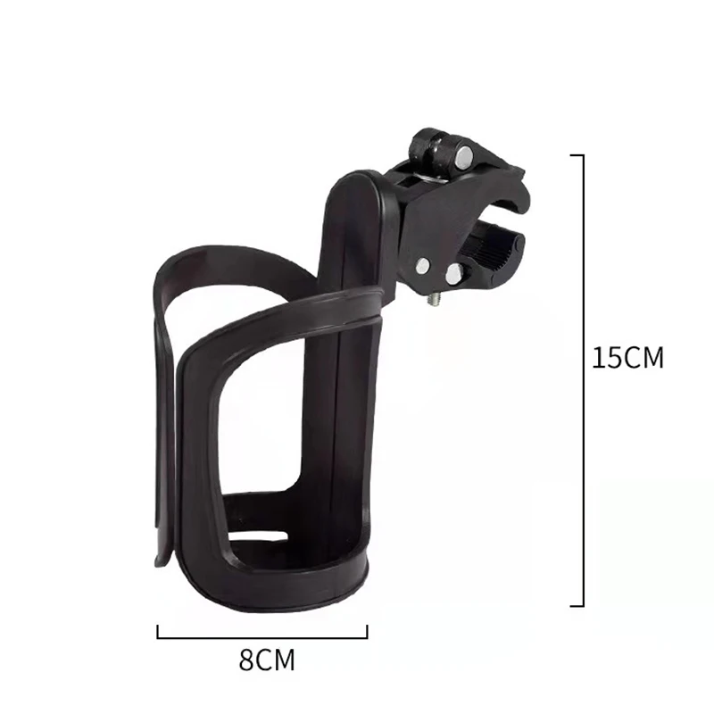 Portavasos universal para cochecito de bebé, soporte de botella de leche giratorio 360 grados, estuche de transporte, carrito