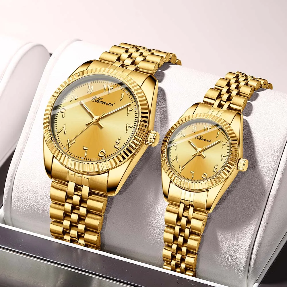 chenxi-new-couple's-watches-arabic-numerals-women's-wristwatch-steel-straps-waterproof-watches-for-men-men's-quartz-watches-gift