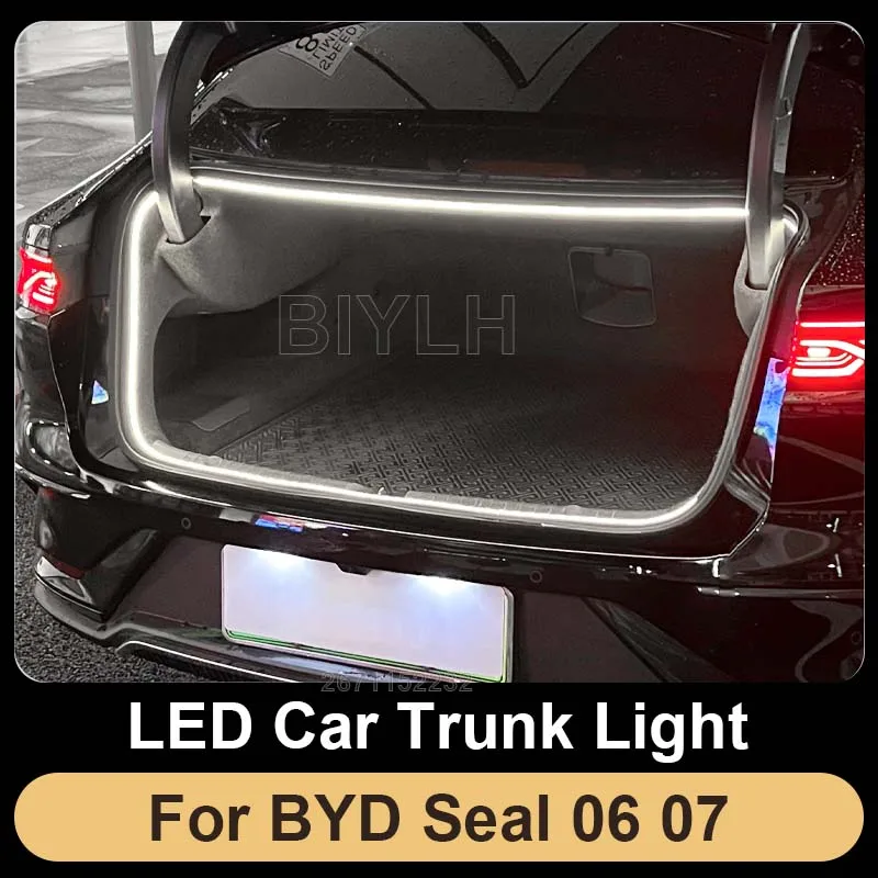 Trunk Light For BYD Seal 06 07 Car LED Ambient Light Customized Tail Box Lamp Brighten The Welcome Light Car Interior Accessorie