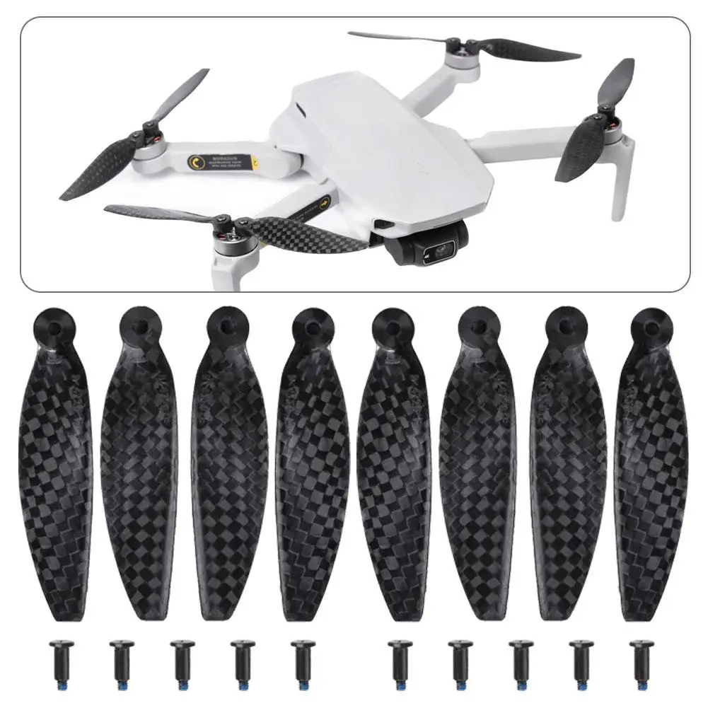 

Propellers For DJI Mini 4K/Mini SE/Mini 2/Mini 2 SE Carbon Fiber Lightweight Low Noise Prop Drone Accessories For DJI Mini T5K3