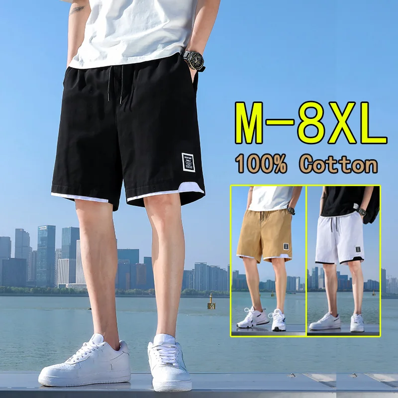 

Pure Cotton Large-size Shorts for Boys in Summer Sports and Casual Loose Wear Bermudas Cargo Mens Shorts Men Short Gym Man Pants