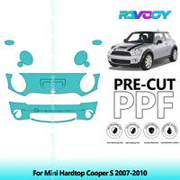 Car Front Kit Clear Bra Precut PPF Paint Protection Film For Mini Hardtop Cooper S 2007-2010