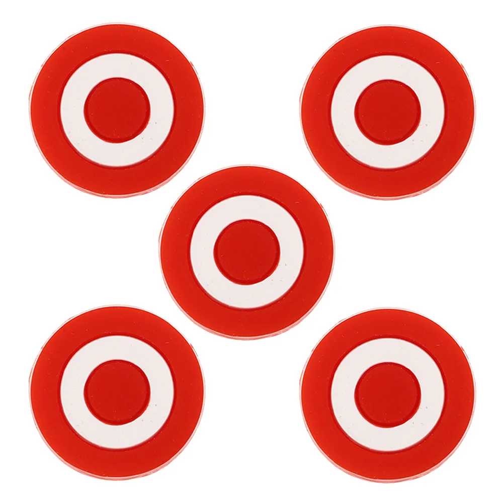 

5Pcs Tennis Racket Dampeners Target Shape Silicone Shock Absorbers Kids Vibration Dampeners Tennis Accessories Vibration