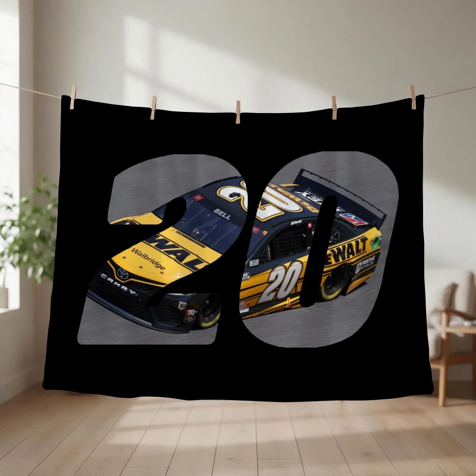 Christopher Bell Car 20 Throw Blanket couch cozy soft plush fuzzy picnic outdoor blanket