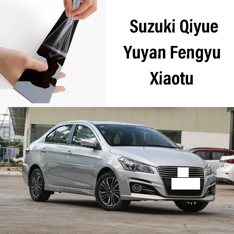 

Suitable for Suzuki Qiyue Yuyan Fengyu Xiaotu Special Window Trim Strip Vitra Gloss Black PC Mirror Central Cylindrical Sticker