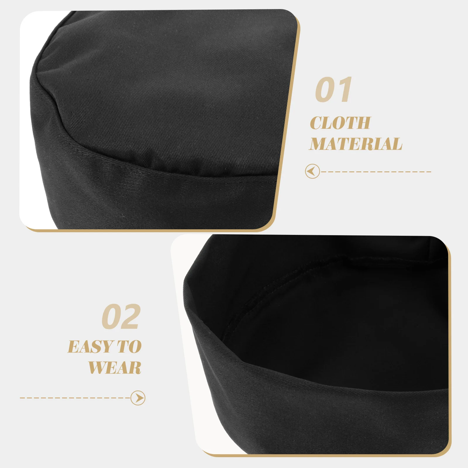Chapeau de Chef unisexe, chapeau de cuisine Durable et confortable, élégant, accessoires de Chef d'hôtel et de Restaurant pour hommes et femmes