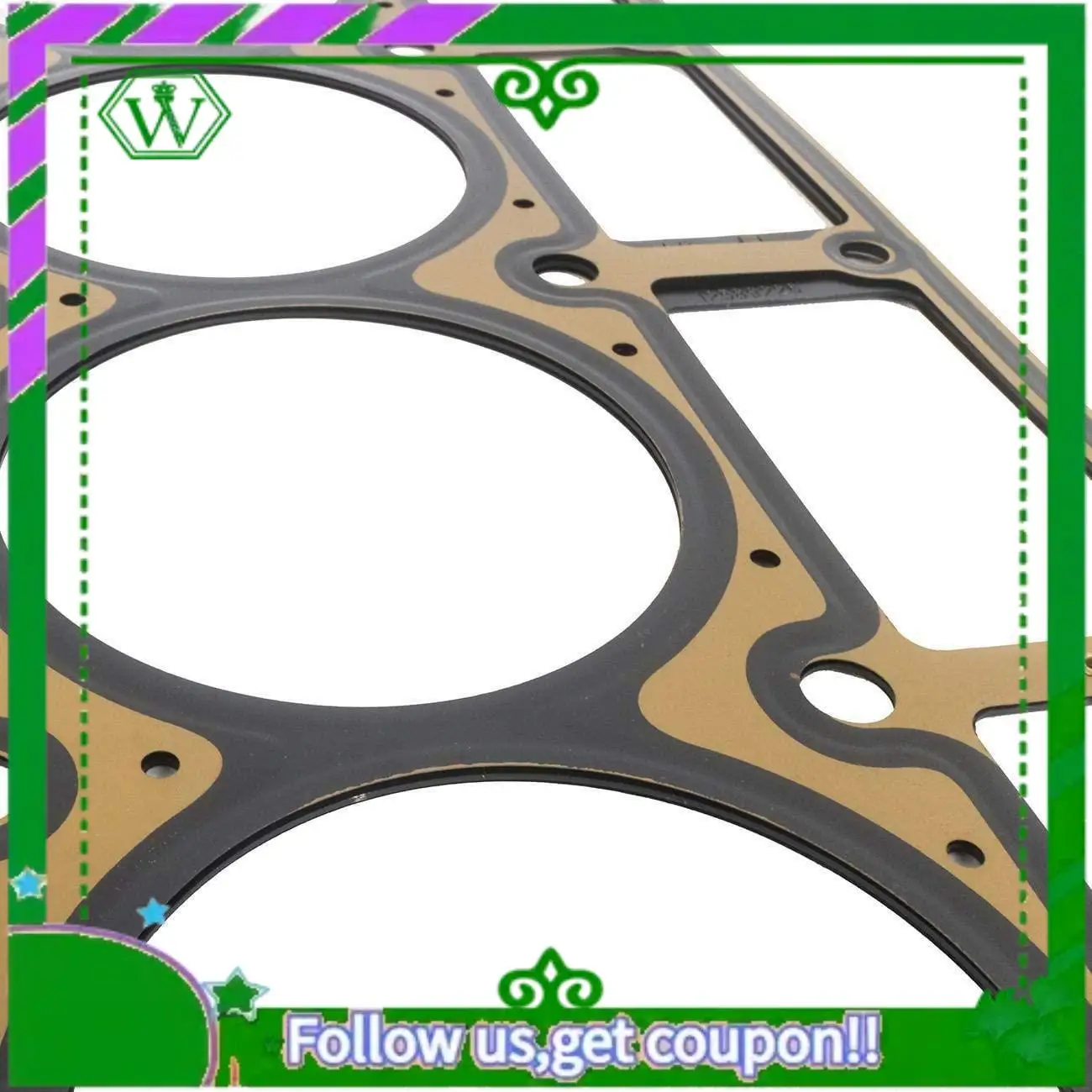 

AC34-2Pcs Cylinder Head Gaskets Set 12589226 For Brian Tooley Racing BTR LS1/LS6 MLS