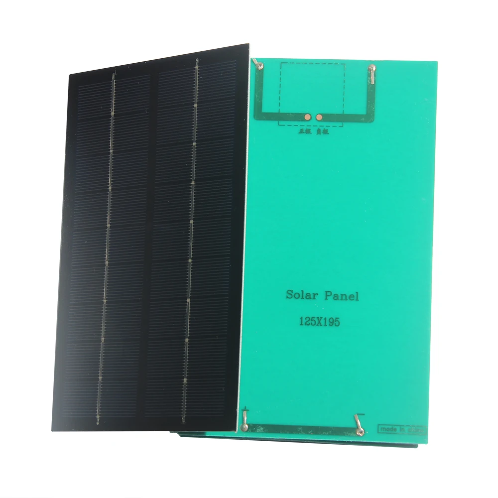 BUHESHUI 3W 9V Solar Panel Solar Cell Panel For DIY Solar Light Solar Charger Solar Kits125*195MM 10PCS/lot