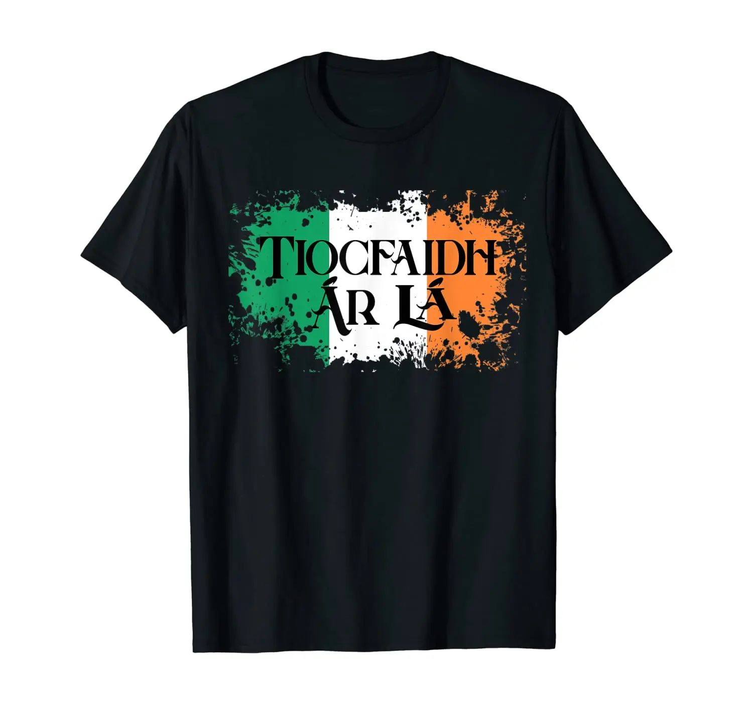 Summer Super Discount Alvatió Vínia Irish Flag Commemorative Men's T-Shirt - Summer Cotton Short-Sleeved Round Neck Unisex Style