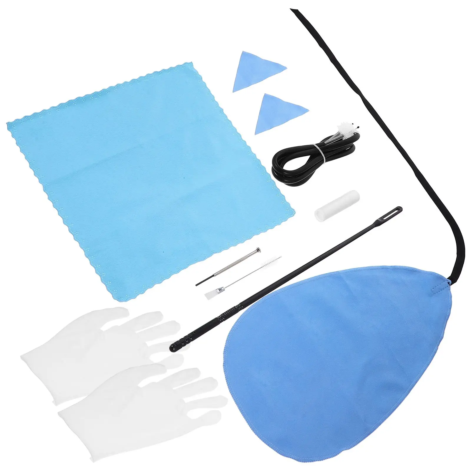 

9 Pcs Cleaning Kit Maintenance Flute Clean Cloth Tools Supplies Instrument Care Cloth Dust Removal Microfiber Accessories