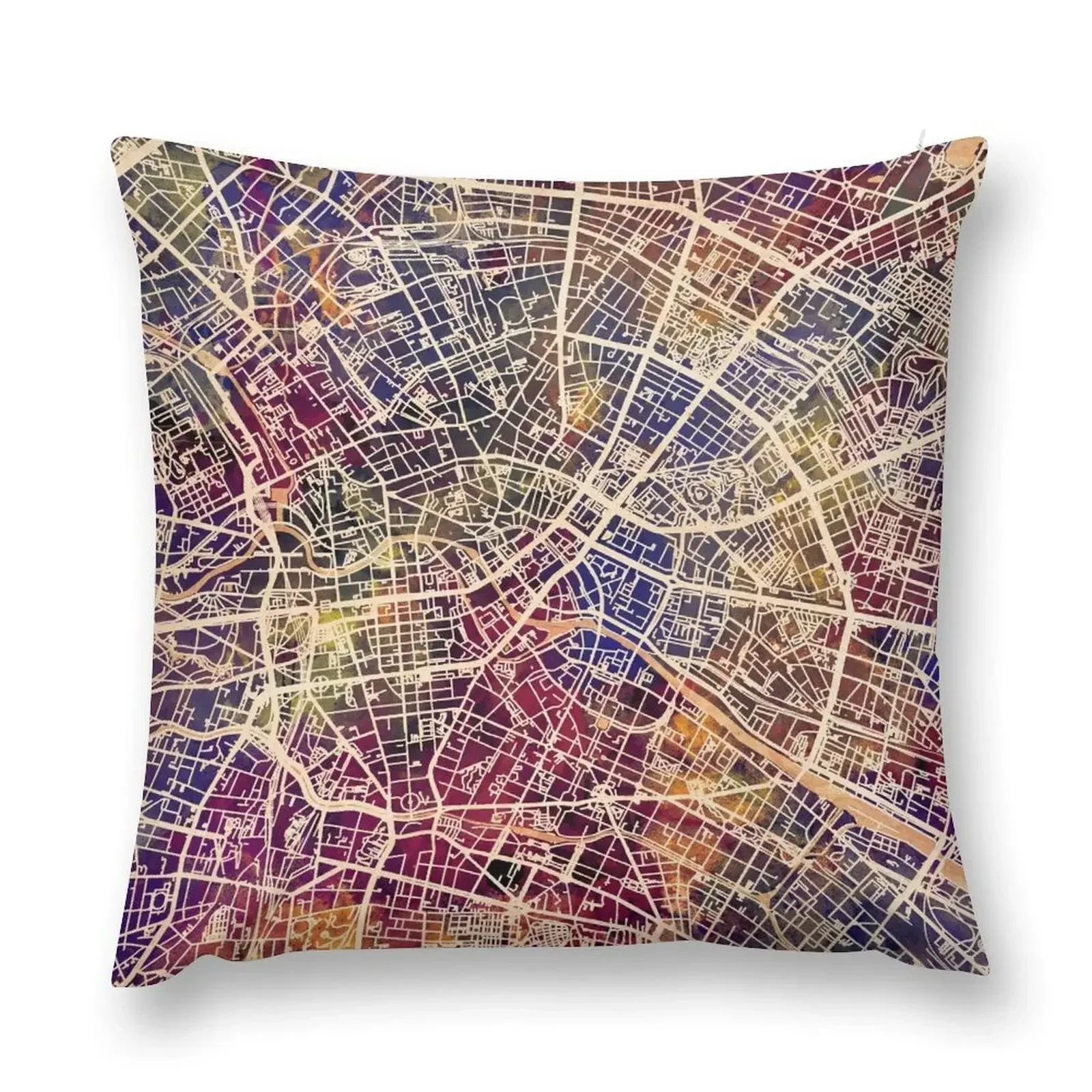 Berlin Germany City Map Throw Pillow New year Pillowcases For Pillows Luxury Pillow Cover Sitting Cushion pillow