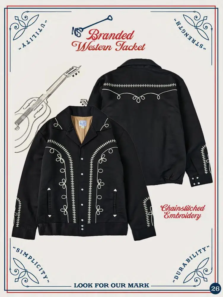 

NonSto Западный музыкант, вышитое болеро, сшитое верхнее белье Country Ro, подставка из хлопка, молодежная модная городская одежда...