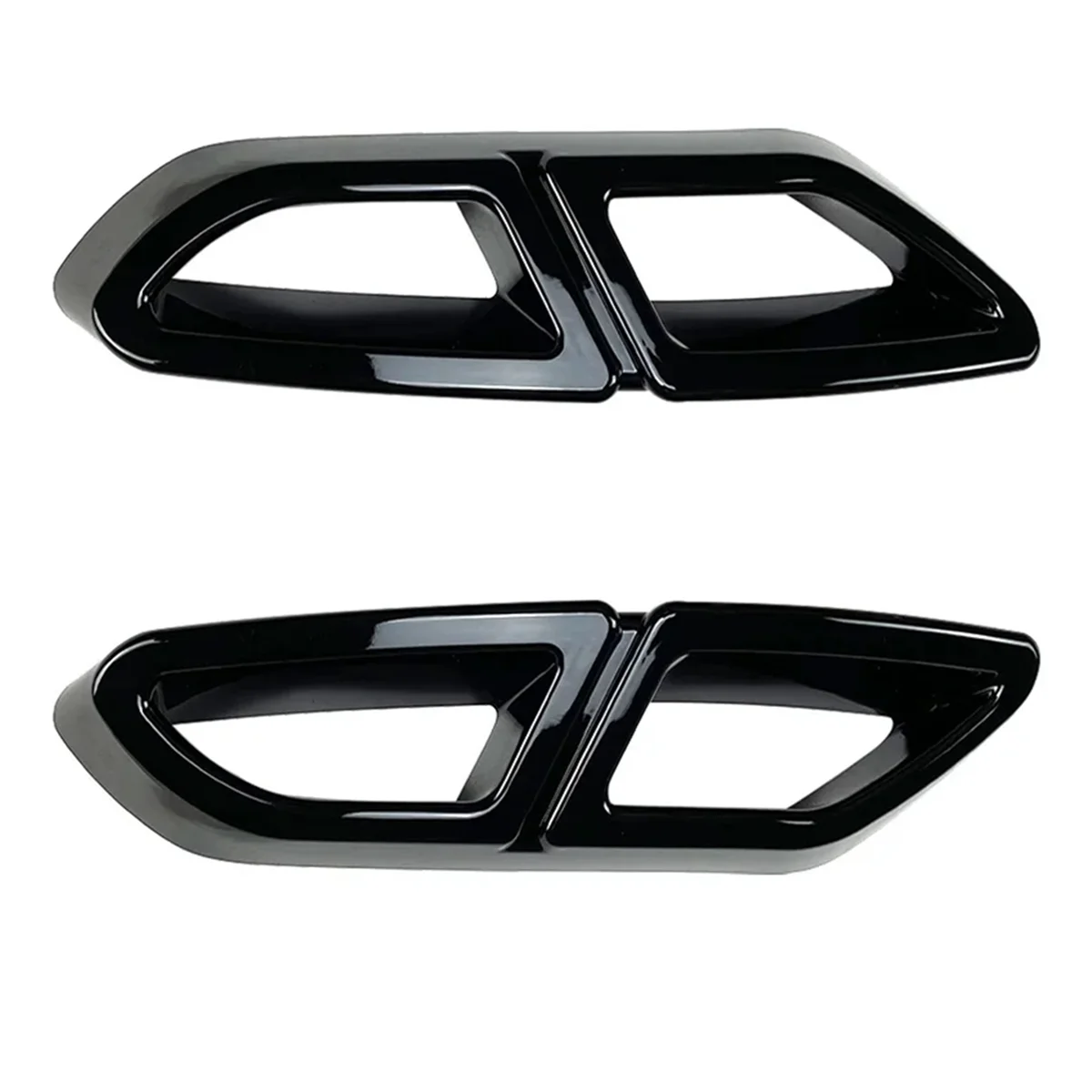 For Volkswagen Magotan Passat B8 2016-2019 Rear Lip Bumper Spoiler Car Tail Throat Frame Exhaust Pipe Trim Glossy