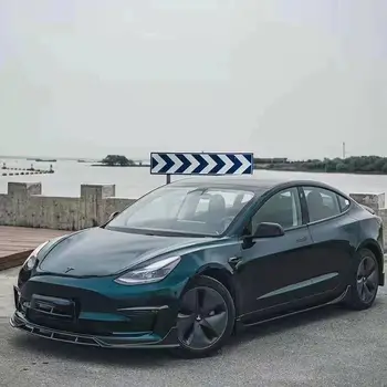 適用於特斯拉 Model 3 2024+ Highland 前唇擾流板保險桿角車身套件升級,也適用於舊款車型外觀配件 10 最佳銷售 特斯拉 Model 3 車身套件 - №4