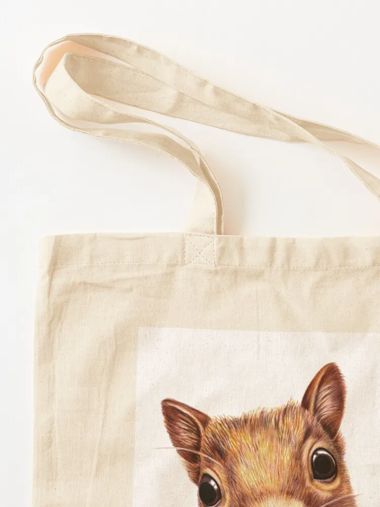 Seamus السنجاب يقول مرحبا حمل حقيبة حقائب النساء المرأة المتسوق حقيبة سوبر ماركت حقيبة قابلة للطي عظيمة #3