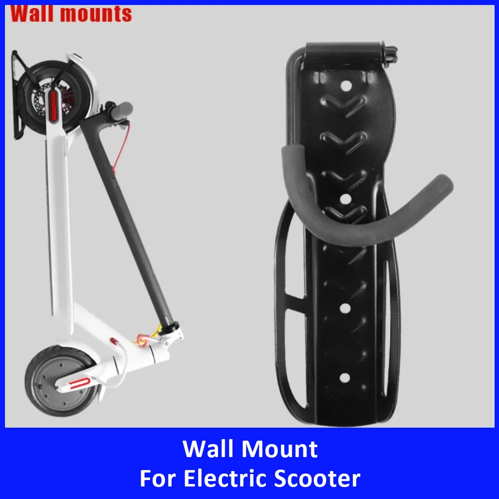 Steel Wall Mount Hanger for Xiaomi M365 Pro2 Mi3 for Ninebot G30 ES1 Wall Mounted Rack Holder Electric Scooter Accessories Parts