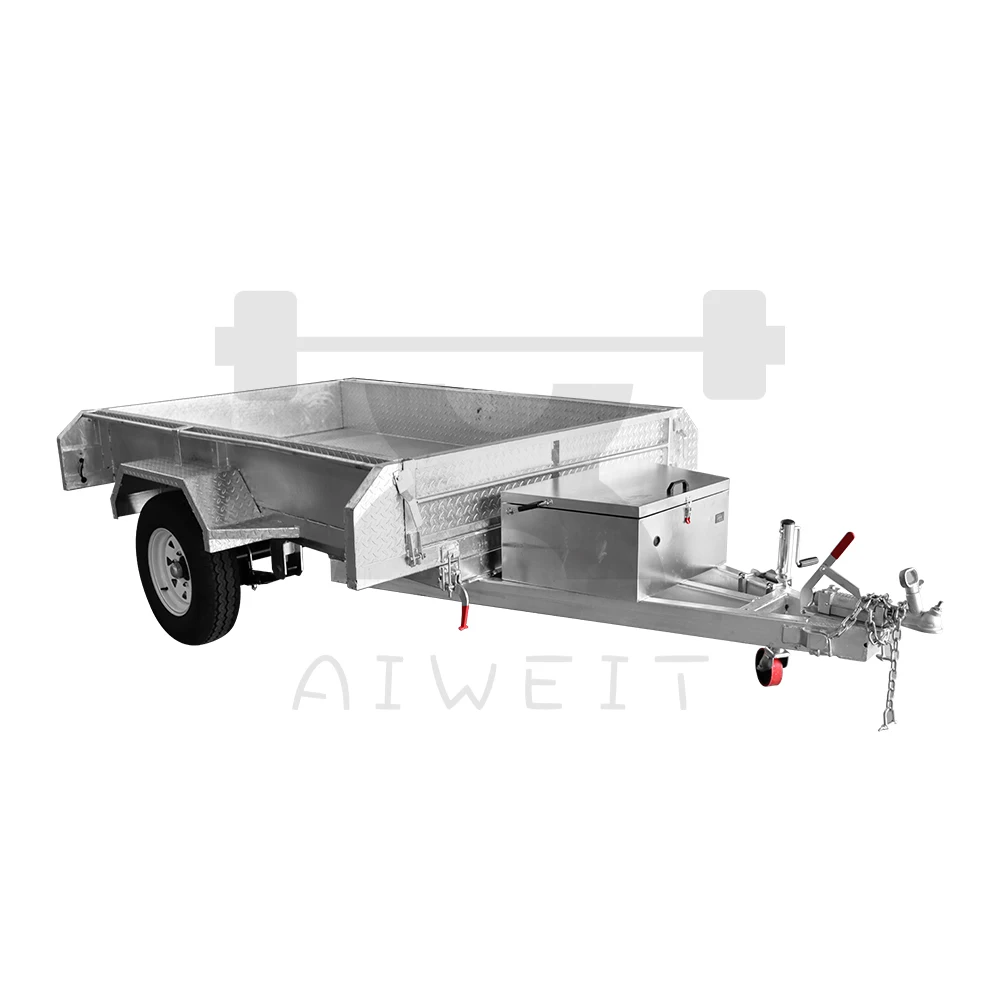 Versatile Mini Dump Trailer for Excavators and Farming - Rust-Resistant Galvanised