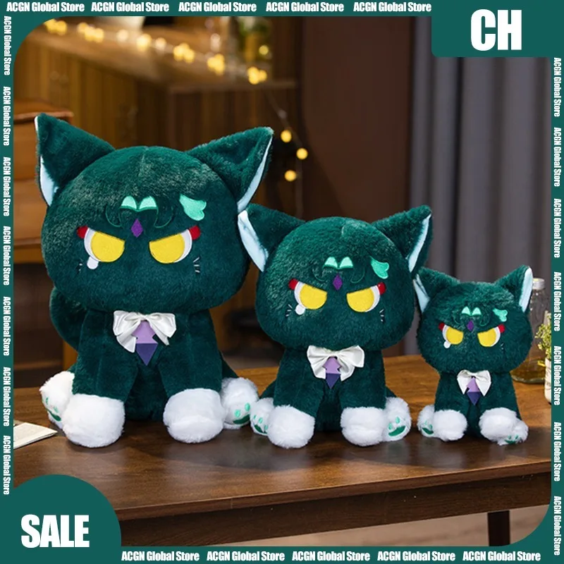 

22-42cm Genshin Impact Xiao Plush Doll Official Anime Stuffed Toy Couch Pillow Yaksha Demon Conqueror Cotton Soft Pillow Gift