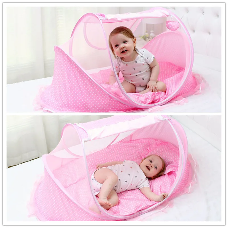 Baby Bedding Crib Netting Portable Foldable Sleeping Net Newborn Mosquito Tent Children Bed Tent Mosquito Net for Baby Crib