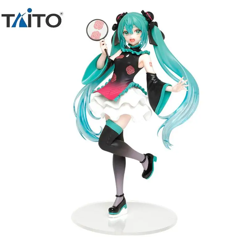 group-costume-taito-hatsune-ku-cheongsam-figurine-noire-anime-modele-de-jouets-cadeau-d'anniversaire-18cm