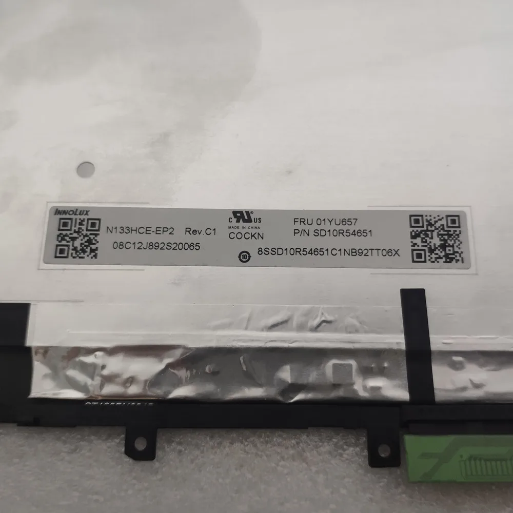 Imagem -05 - Touch Screen Matrix Laptop Lcd Assembly Panel para Lenovo Yoga Thinkpad L13 tipo 20r5 20r6 133