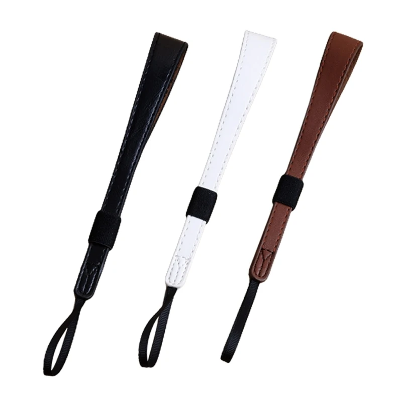 Camera Wrist Strap PU Leather Hand Grip Rope Belt Quick Release Connector SLR Camera Shoulder Strap Wristband for X100