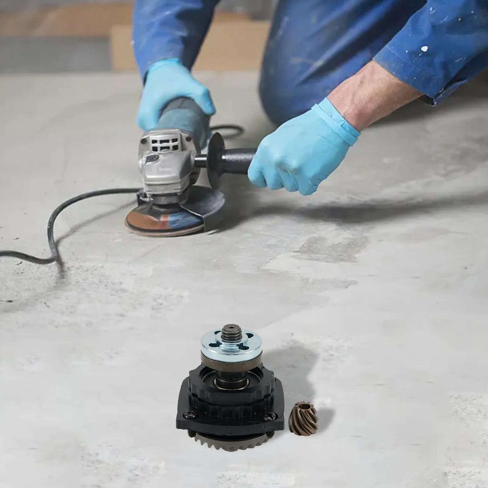 

FF03-100A Gear Assembly Angle Grinder Gear Assembly High Reliability Angle Grinder Gear Assembly Cleaner 68mm Power Tool Repair