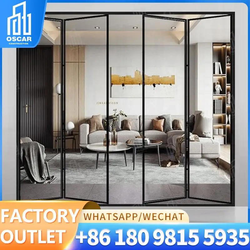 

Customizable Multi Folding Bifold Door for Commercial Spaces in US Factory Direct Supply Bifold Door