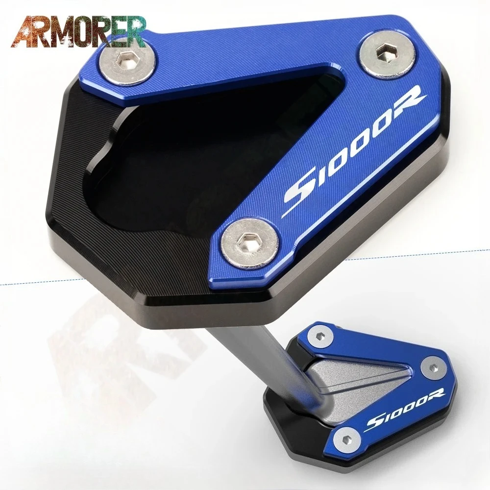 

For S 1000R 1000RR S1000R S1000RR M1000RR M 1000RR 2021 2022 Motorcycle Accessories Kickstand Side Stand Plate Pad Support