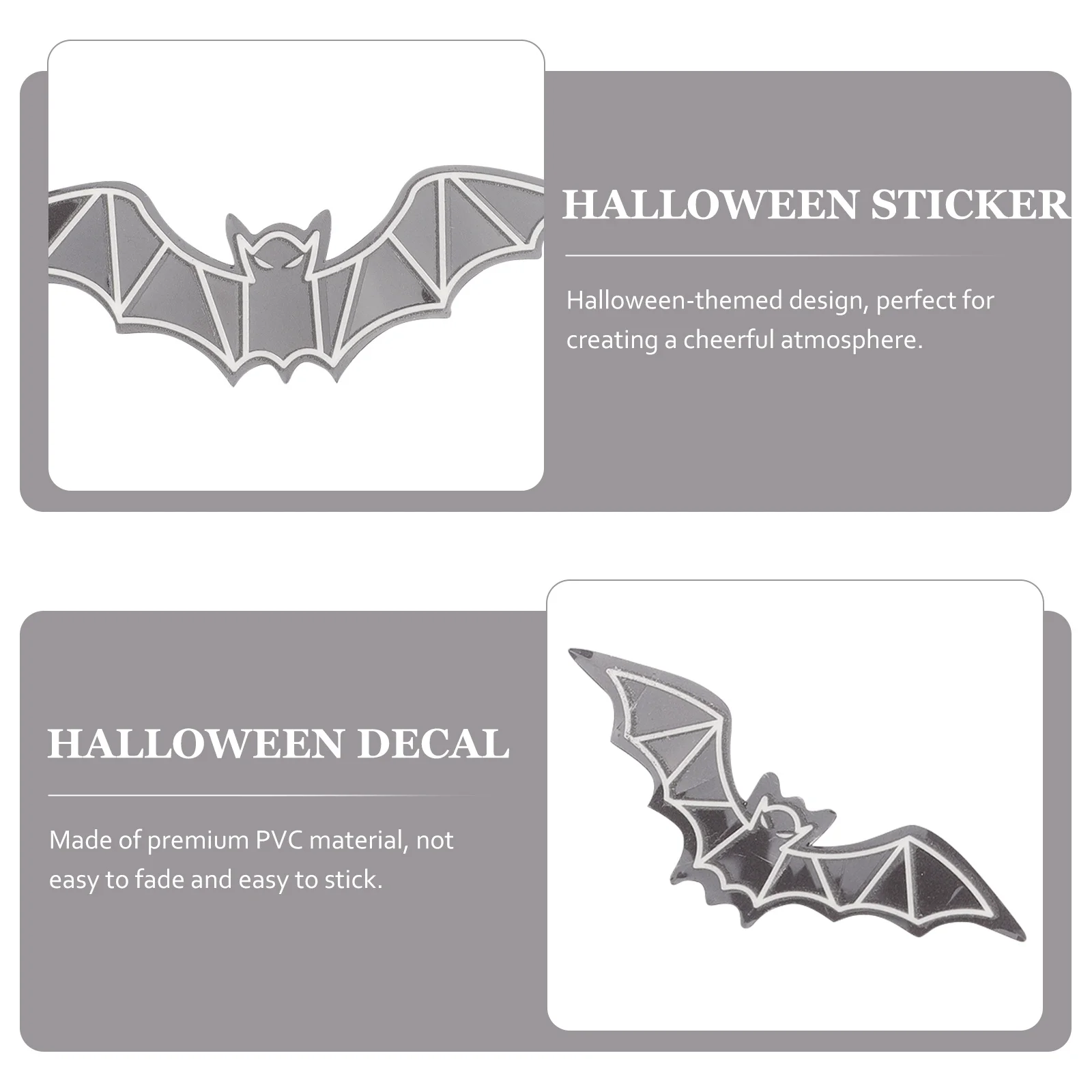 

60Pcs Halloween Bat Wall Stickers Fluorescent 3D Bats Stickers Party Decoration Luminous Festival Decals Halloween Sticker