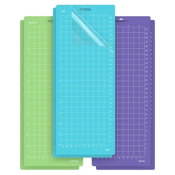 Kesme Mat 3 paket 12x4.5 inç Cameo siluet kesme Mat Cameo Pvc sevinç aksesuarları üreticisi için