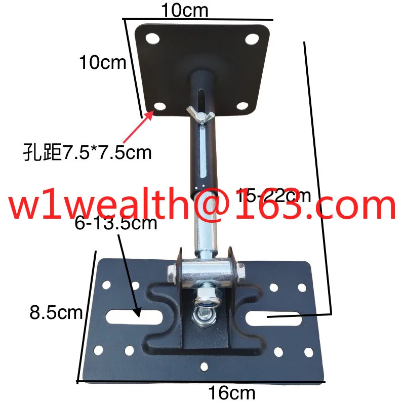 Audio hanger hanger card bag box wall frame private room extended wall professional speaker pendant KTV thick telescopic model