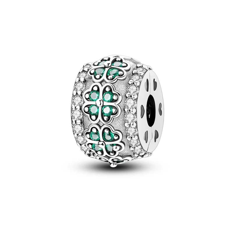 Passend für Original-Charms, Perlen aus 925er-Sterlingsilber, Clip-Charms, Zirkon-Silikon-Abstandsperlen für Armband, Frauen, DIY, Geschenk, Party