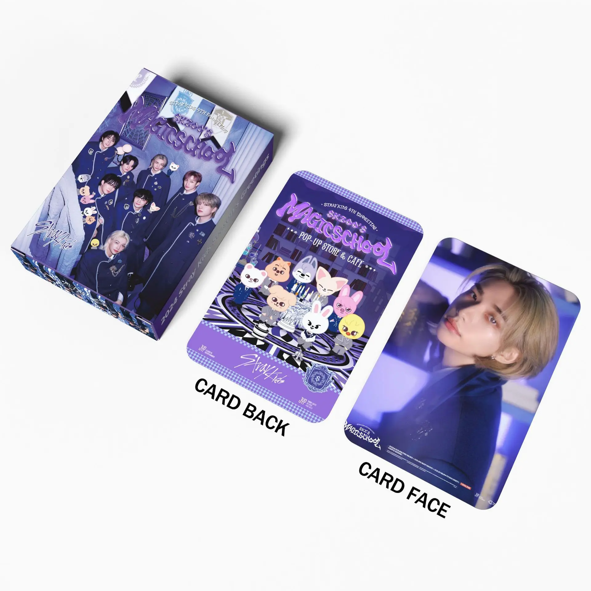 การ์ดโลโม่ StrayKids 55 ใบ, การ์ดรูปคนดัง, คอลเลกชันการ์ดสนับสนุนหลี่หลงฝู, คอลเลกชันการ์ดเกม