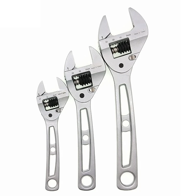 Multi-function Adjustable Wrench Water Heating Installation Automatic Return Short Handle Wrench Portable Hand Tool Accessories