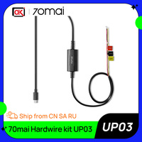 0mai Parking Surveillance Cable UP03 Type-C Port for 70mai A810 A510 X800 X200 Omni M500 Hardwire Kit UP03 24H Parking Monitor