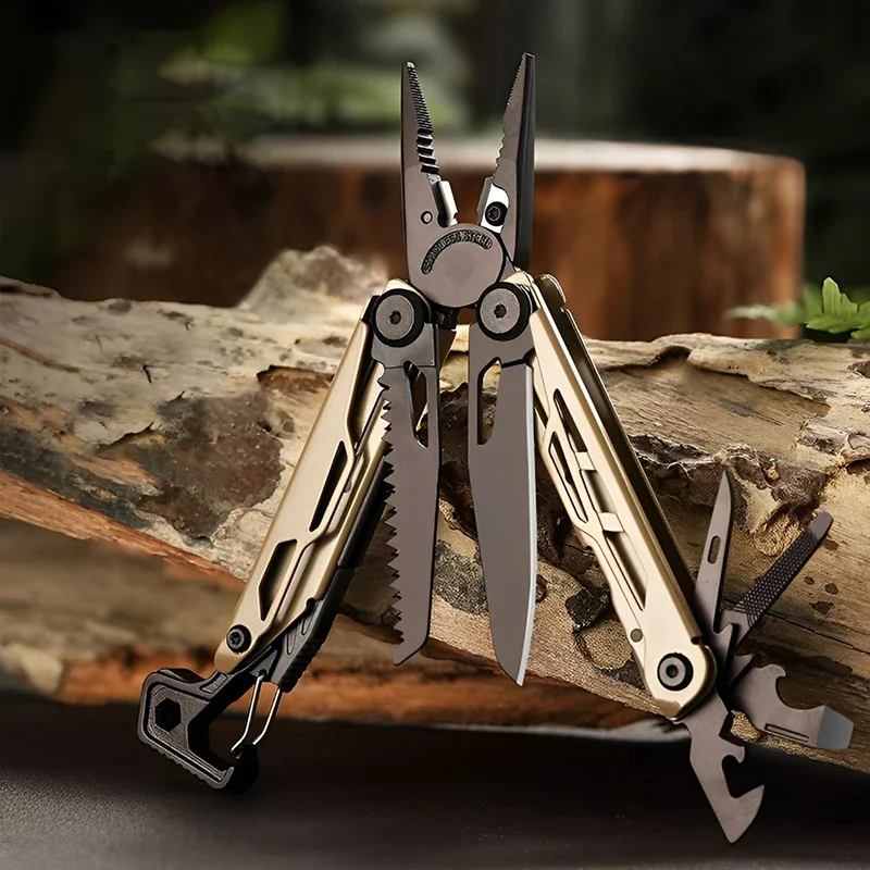 New 2024 BHBT Folding Multi functional Tool Pliers Multi functional Combination Tool Pliers EDC Outdoor Equipment Swiss Tools