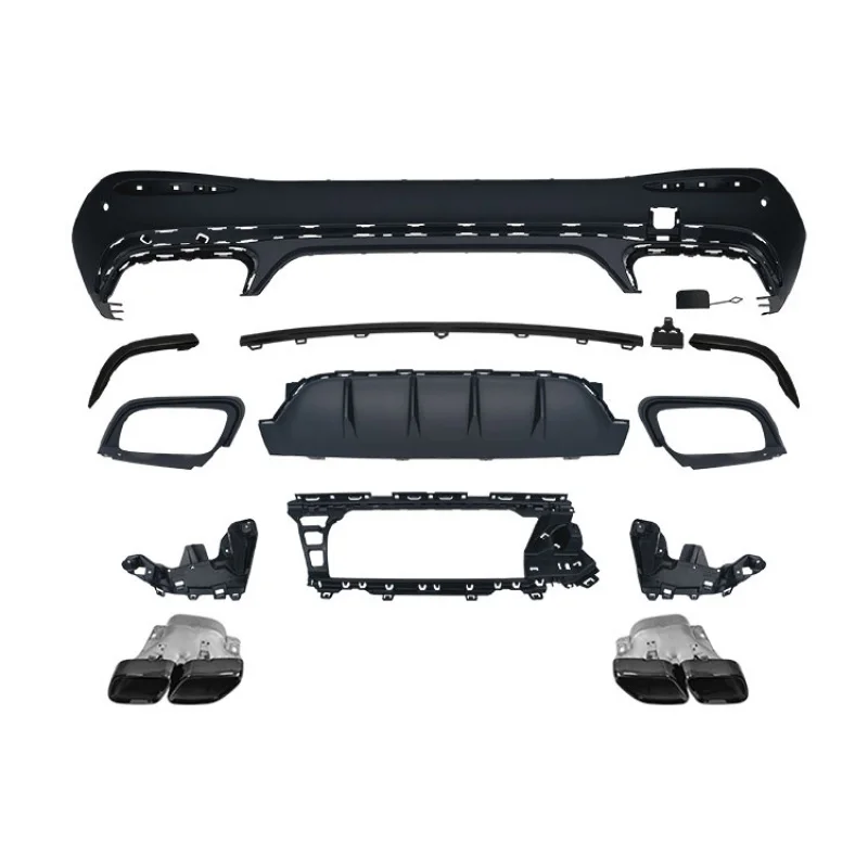 

Car Bumper Accessories Rear Diffuser for X254 GLC Upgrade Glc63 With Pipe 2023+