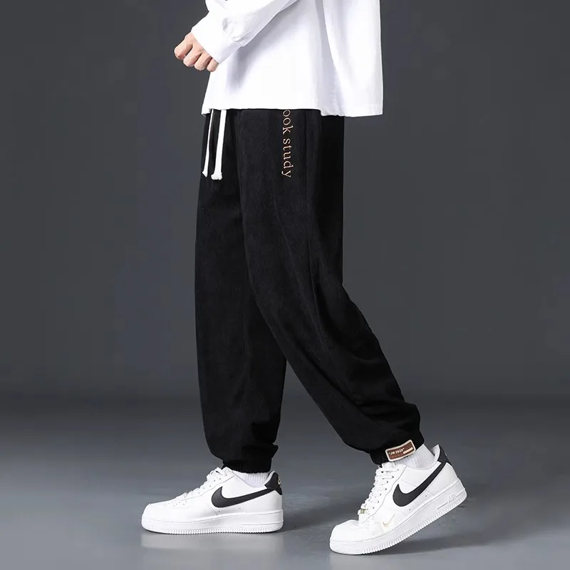 

Спортивные повседневные длинные брюки свободного кроя, тонкие мужские брюки-карго из Гонконга Sle, молодежные весенние сезонные брюки из полиэстера