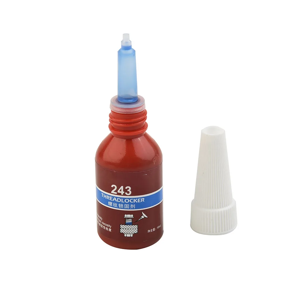 1PCS 10 Ml Medium Strength Threadlocker  Blue Threadlocker 2433 For 7649 7471 Anti-loose Anti-slip SealingThread Locking Agent