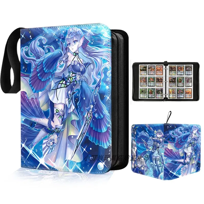 400pcs/540pcs Card Album Book Anime Yu Gi Oh Collection Card Zipper Game Cards Binder Holder Kids Toys Gifts