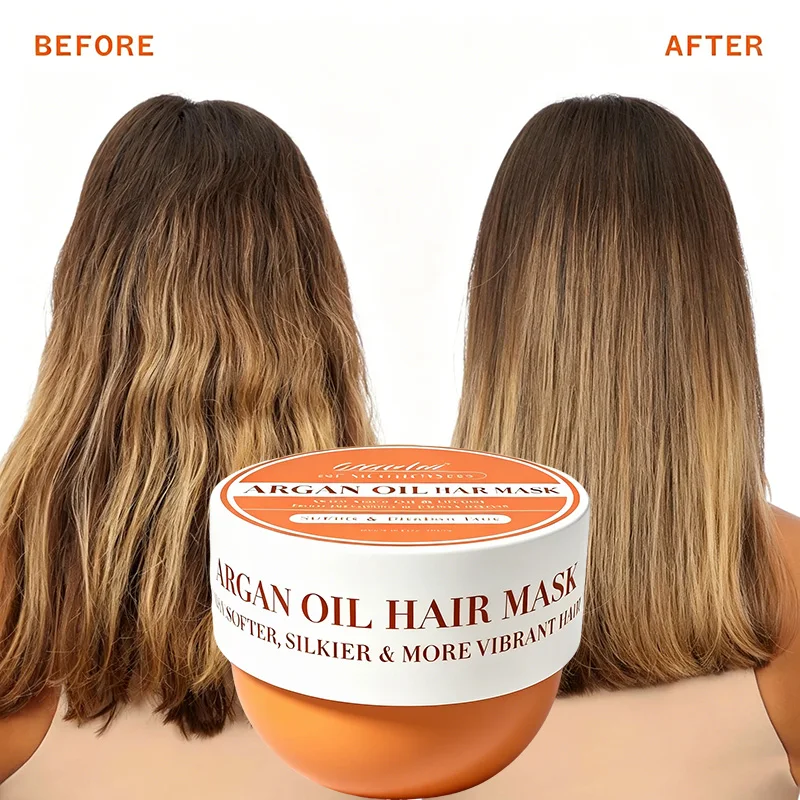 150g Argan Oil Keratin Hair Mask, Jojoba Oil Nourishing Treatment for Dry Curly Hair, Anti-Frizz, All Hair, Thanksgiving Gift